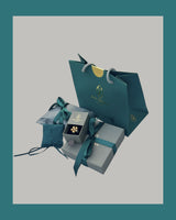 Alanna Pendant - 18ct Solid Gold - Topaz & Diamonds