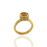 Behrianna Cocktail Ring - 7.5 mm - Citrine - Gold