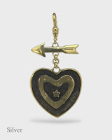 Heart Of Gold - Arrow & Heart Pendant
