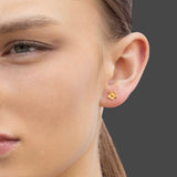 Marguerite Stud Earrings - Solid Gold