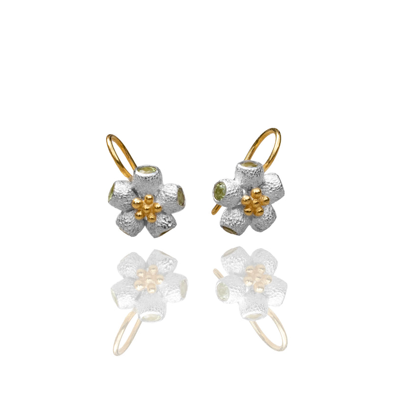 Mini Ophelia Drop Earrings - Peridot