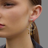 Mini Royal Birds - Chandelier Earrings