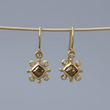 Olivia Earrings - 18ct Solid Gold & Diamonds