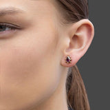 Rimini Stud Earrings - Aquamarine