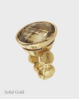 Adara Cocktail Ring - Citrine - Solid Gold