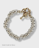 Alice Chain Bracelet - Solid Gold & Silver