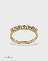 Anela Ring - Diamonds - Solid Gold