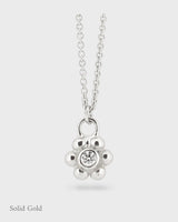 Grace Diamond Pendant - White Gold