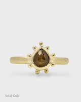 Greta Ring - Honey Diamond - Solid Gold