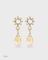 The Jo Good Casia Drop Earrings - Citrine