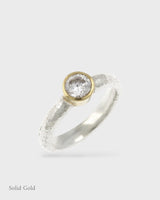 Kara Diamond Ring - 18ct White & Yellow Gold