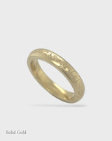Keepsake Ring - 3.5 mm Wide - Solid Gold