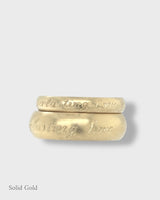 Keepsake Ring - 6mm Wide - Solid Gold