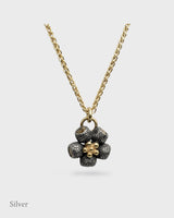 Mini Ophelia Pendant - Citrine - Black & Gold Vermeil