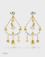 Mini Royal Birds - Chandelier Earrings