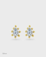 Rimini Stud Earrings - Aquamarine