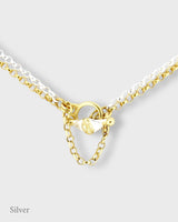Royal Guardians Necklace - Citrine & Rhodolite Garnet