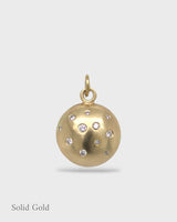 Selene Charm - Solid Gold & Diamonds