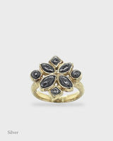 Tami Ring - Black & Gold Vermeil
