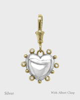 Valentina - Florentine Heart Locket - Silver