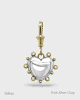 Valentina - Heart Locket - Silver