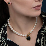 Blanca Freshwater Pearl Necklace - 18ct Solid Gold