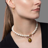 Blanca Freshwater Pearl Necklace - 18ct Solid Gold
