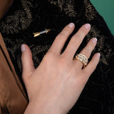 Zarek Ring - Gold Vermeil & Silver