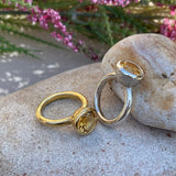 Behrianna Cocktail Ring - 10mm Citrine - Silver