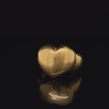 Harmony Sculptural Heart Ring - Solid Gold