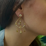 Mini Royal Birds - Chandelier Earrings