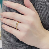 Tulia Ring - Diamonds - Solid Gold