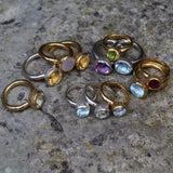 Behrianna Cocktail Ring - 10mm Citrine - Silver