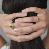 Lana Ring - Grey Diamond - Solid Gold