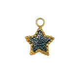Hespe Star Charm - Black & Gold