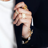 Zarek Ring - Gold Vermeil & Silver