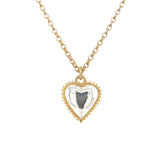 Lulu Heart Pendant - Gold Chain