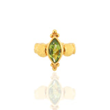 Maya Ring - Peridot - Gold