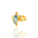 Maya Ring - Blue Topaz - Gold