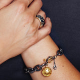 Selene Charm Bracelet - Black