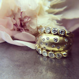 Sabine & Anela - Ring Stack - Diamonds - Solid Gold
