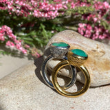 Behrianna Cocktail Ring - Chrysoprase  - 9ct, 14ct & 18ct Gold