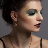 Olivia Earrings - 18ct Solid Gold & Diamonds