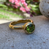 Behrianna Cocktail Ring - 7.5 mm - Peridot - 9ct, 14ct & 18ct Gold