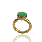 Behrianna Cocktail Ring - Chrysoprase  - 9ct, 14ct & 18ct Gold