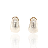 Pebble Drop - Stud Earrings - Silver