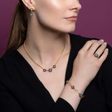 Mini Ophelia Necklace - 18ct gold & diamonds