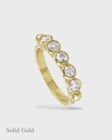 Anela Majestic Ring -  Diamonds - Solid Gold