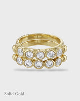 Anela Majestic Ring -  Diamonds - Solid Gold