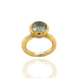 Behrianna Cocktail Ring - Green Amethyst - Gold